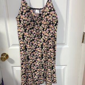 No Boundaries Multicolor Floral Sun Dress